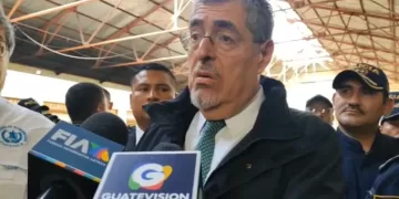 El presidente de Guatemala, Bernardo Arévalo de León