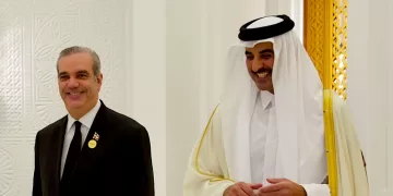 Presidente Abinader con Emir de Qatar