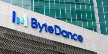 Singapore-feb,10,,2024:,Close,Up,Bytedance,Company,Logo,On,Office