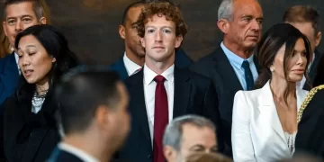 Mark Zuckerberg en toma de posesión de Trump - DIARIO FINANCIERO