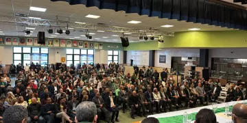 Leonel Fernández encabeza plenaria de la Fuerza del Pueblo en Nueva Jersey (Fuente: Redes Sociales) - DIARIO FINANCIERO