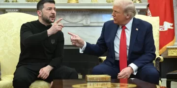Trump interrumpe reunión con Zelensky en la Casa Blanca / Fuente: Redes Sociales, vía DIARIO FINANCIERO