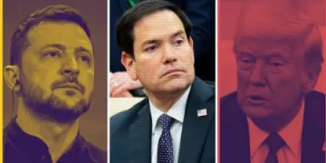 Cover de noticias Zelensky, Marco Rubio y Trump - Diario Financiero fotomontaje