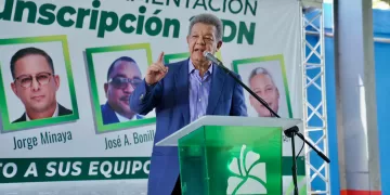 Leonel Fernández en evento de Cristo Rey / Fuente: X, vía DIARIO FINANCIERO