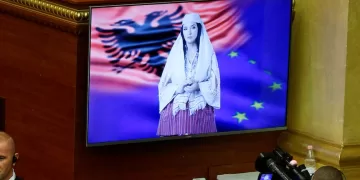 ALBANIA-POLITICS-GOVERNMENT-PARLIAMENT-TECNOLOGY-AI-POLITICS