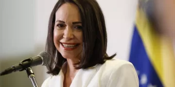 María Corina Machado has been awarded the prize for ‘keeping the flame of democracy burning amidst a growing darkness’ © AFP via Getty Images