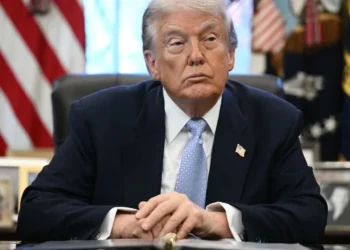 El presidente de Estados Unidos, Donald Trump, en la Oficina Oval de la Casa Blanca en Washington, el 17 de noviembre de 2025. - BRENDAN SMIALOWSKI/AFP/AFP via Getty Images