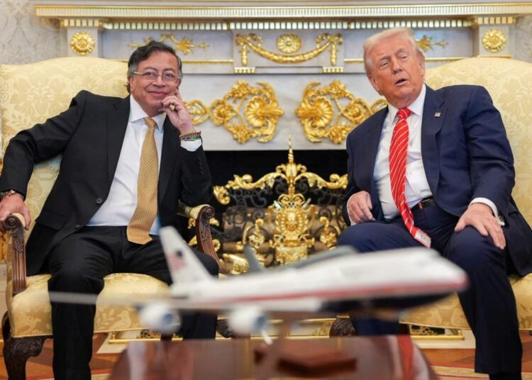 Trump y Petro en el Despacho Oval